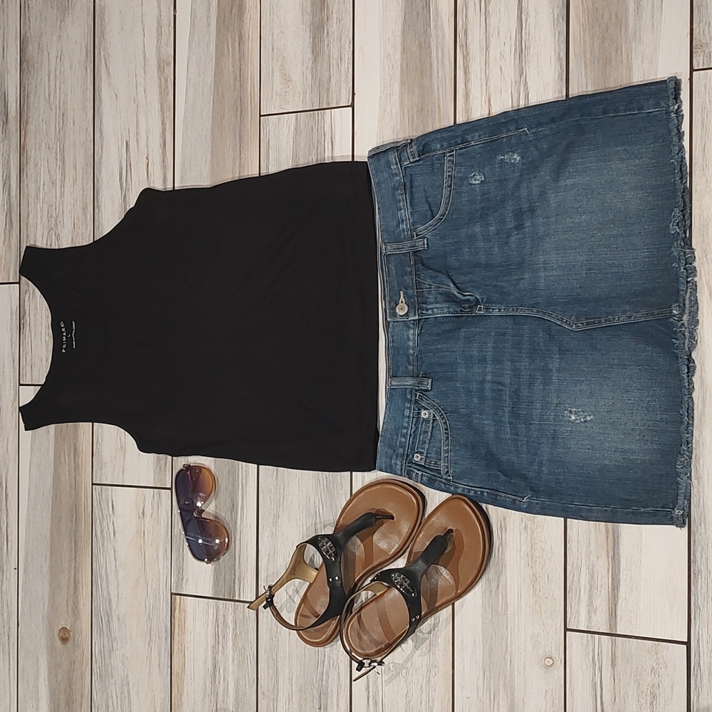 Denim skirt
